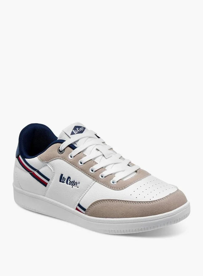 لي كوبر Men's Colourblock Lace-Up Sneakers