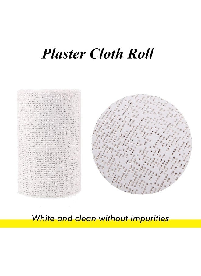 Falling In art Falling In Art Plaster Cloth Rolls500Gsm Plaster StripPlaster Gauze Bandages For Craft ProjectsMask MakingBelly CastsBody Molds4Inch X180InchSingle Roll  - Image 3