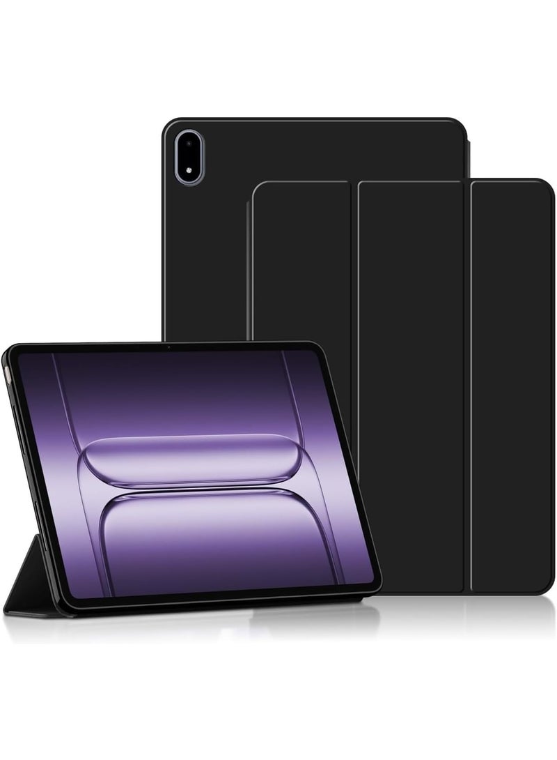 Muzz Protective Case Compatible With OnePlus Pad 2 Pro 13.2inch Tri-Fold Smart Tablet Case,Lightweight Protective Hard PC Back Shell Slim Case Multi-Viewing Angle Case For Oneplus Pad 2 Pro (Black Case) - Image 1