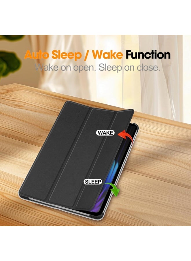 Muzz Protective Case Compatible With OnePlus Pad 2 Pro 13.2inch Tri-Fold Smart Tablet Case,Lightweight Protective Hard PC Back Shell Slim Case Multi-Viewing Angle Case For Oneplus Pad 2 Pro (Black Case) - Image 4