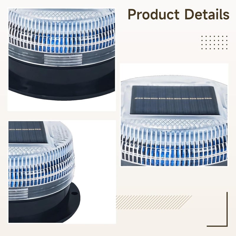 Modern versatile shape High Visibility Solar Light, 12.00 X 12.00 X 6.50 Cm, Led Warning Light, Abs, Monocrystalline Solar Panels, Available in Multiple Colors for Safety at Construction Sites Affordable purchase options Economical varied sizing picks Upgraded general grade quality All condition fit All temp range compatible build Upgraded classic design Varied global sizing picks Cross part assemble fit Intercity storage hub KSA local stock Globally spread simple design All need matching options Diverse purchase plan Fast & slow shipment compatible Comfort grip Dust proof General compatible practical design Indoor outdoor all-purpose fit Most item matching trendy design Dense area priority deliver Classic trendy design picks Any KSA address orderable Worldwide popular practical build Main road full logistics cover - Image 5
