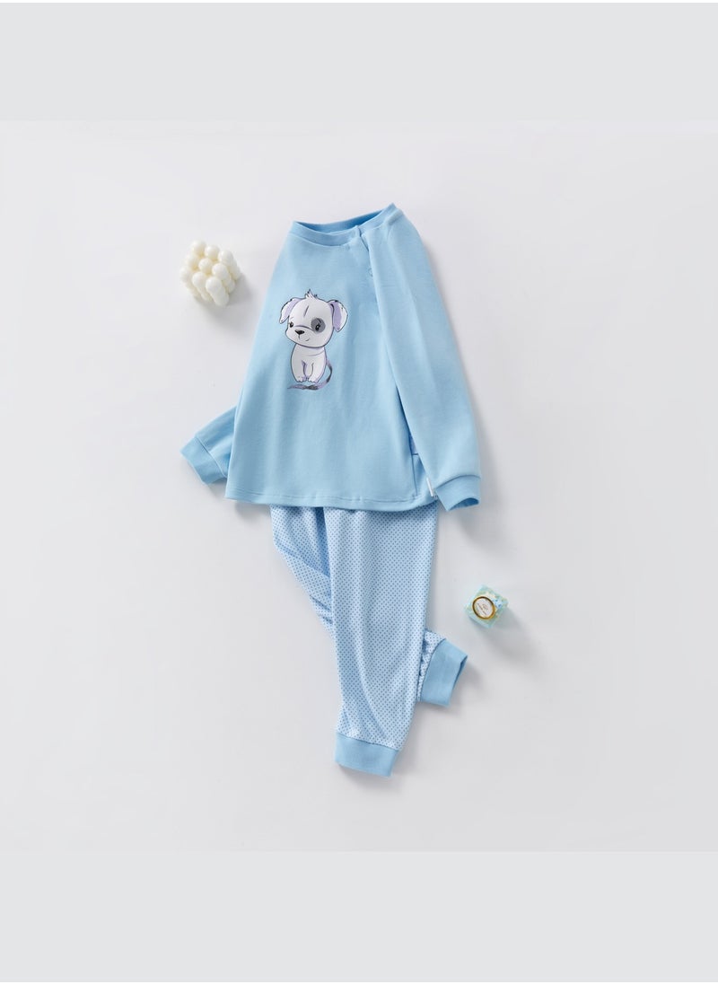 MaBaby Baby Boys Girls Pajamas Breathable Two Set Cotton Sleepwear with Long Sleeves Snug Fit Pjs Pajama for Toddlers  - Image 2