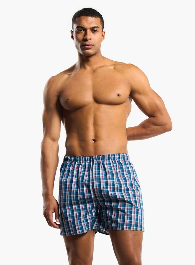 سبلاش فيڤ Men Printed Cotton Boxers - Pack of 2
