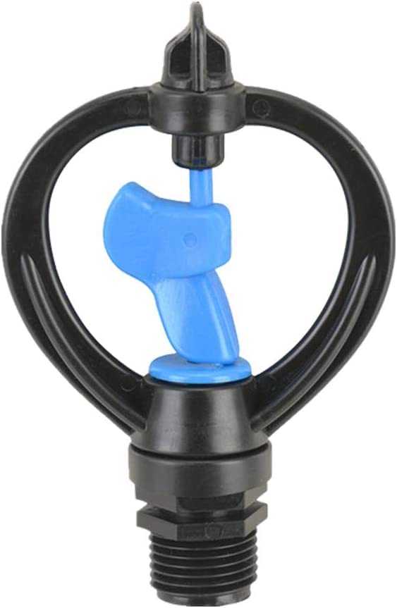 APPSTER (10pcs) Butterfly Water Sprinkler Head 360 Degrees Watering for Agriculture Irrigation Garden Lawn Poultry Pipes Farm Greenhouse, Thread 1/2" - Image 3