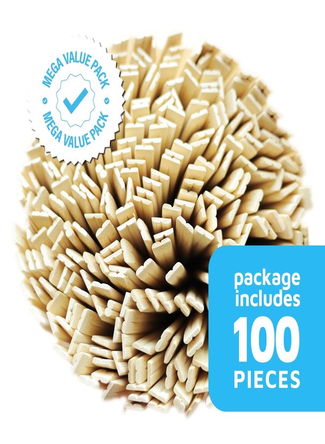 MontoPack Individually Wrapped Twin Chopsticks | Bulk 100 Pack Disposable Wooden Chopsticks | Chinese Bamboo Splinter-Free Party Utensil for Sushi, Rice, Noodles & All Asian, Japanese, Korean Dishes - Image 4