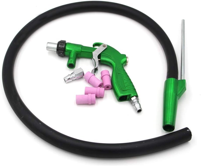 Preamer Chiloskit PS-2 Heavy Duty Sandblaster Sand Blasting Gun Kit Rust Remove Tool for Sandblast Cabinet Gun Parts with 4 Ceramic Nozzle Tips 5mm and 6 mm - Image 1