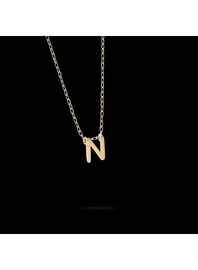 Luxuria 18K gold plated stainless steel initial pendant, personalized initial necklace, multi-letter name necklace for women and girls, suitable for all people. - Image 3
