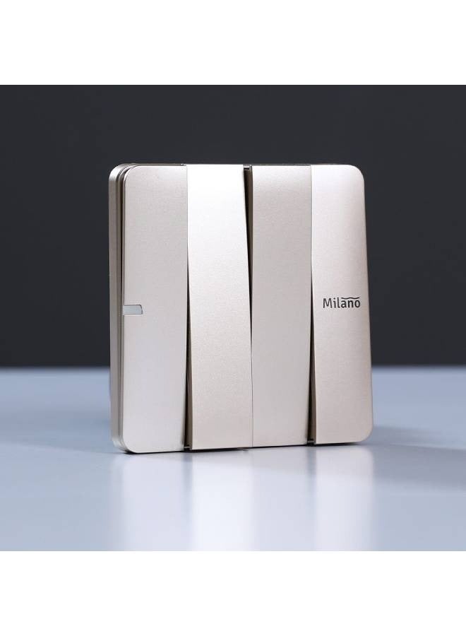 DANUBE HOME Danube Home - Milano 10A 4 Gang 2 Way Switch Gd Ps - Image 3