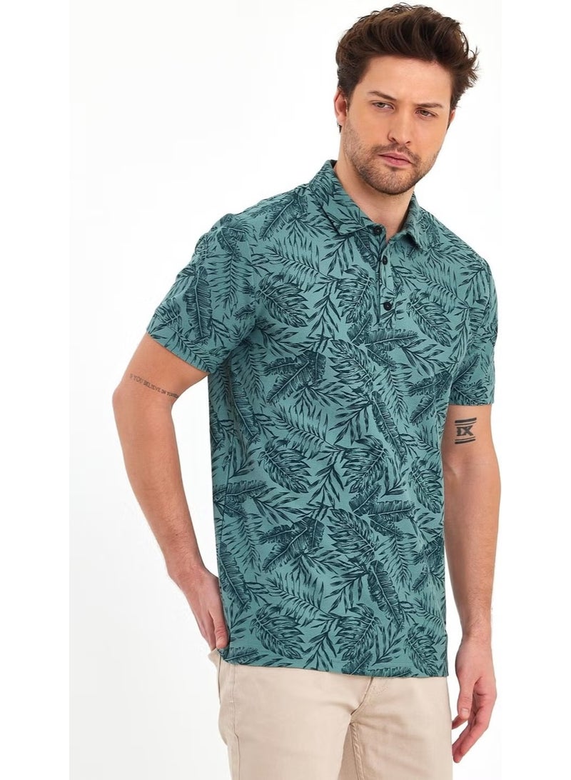 BRZ Collection Men's Polo Neck T-Shirt - Image 2