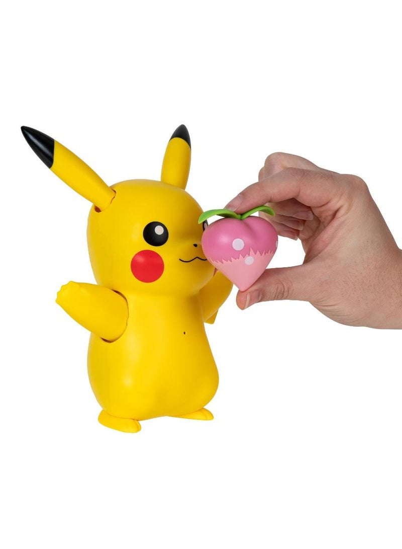 Pokemon Feature Deluxe Pikachu Train & Play 4.5-Inches, Battery Operated | Collectible Figure | Interactive Figure | Action Figure | Perfect Gift for Kids and Collectors - Image 4