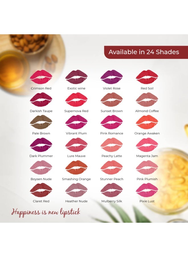 Lenphor Treasure Matte Lipstick, Long Lasting Lipstick   Pixie Lust , 3gm - Image 3