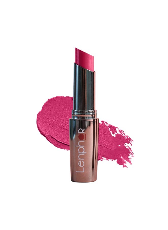 Lenphor Treasure Matte Lipstick, Long Lasting Lipstick   Pixie Lust , 3gm - Image 1