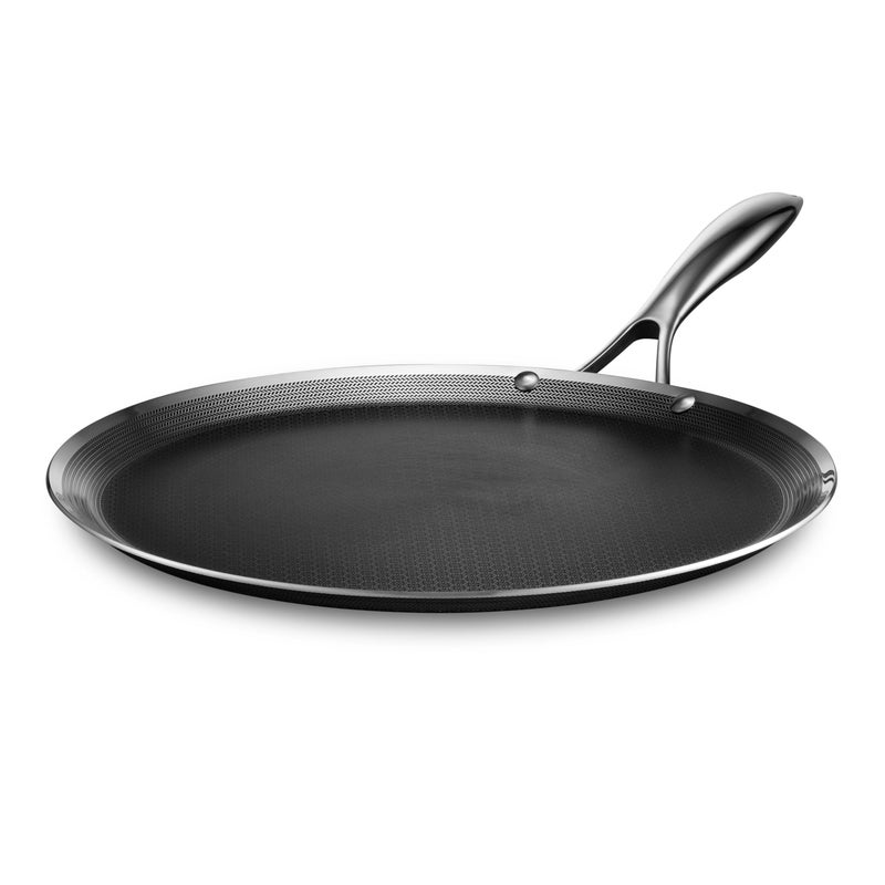 HexClad Hybrid Nonstick 13-Inch Griddle Pan, Stay-Cool Handle, Dishwasher-Friendly, Oven-Safe Up to 900Â°F, Induction Ready, Compatible with All Cooktops - Image 1