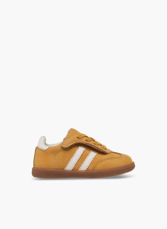 Barefeet Boys Panelled Hook And Loop Sneakers