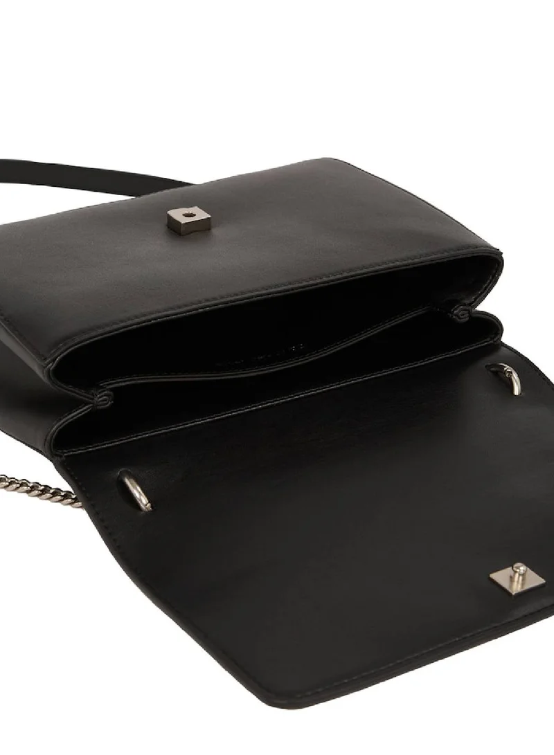Calvin Klein Jeans Women's Convertible Shoulder Bag, Black - faux leather