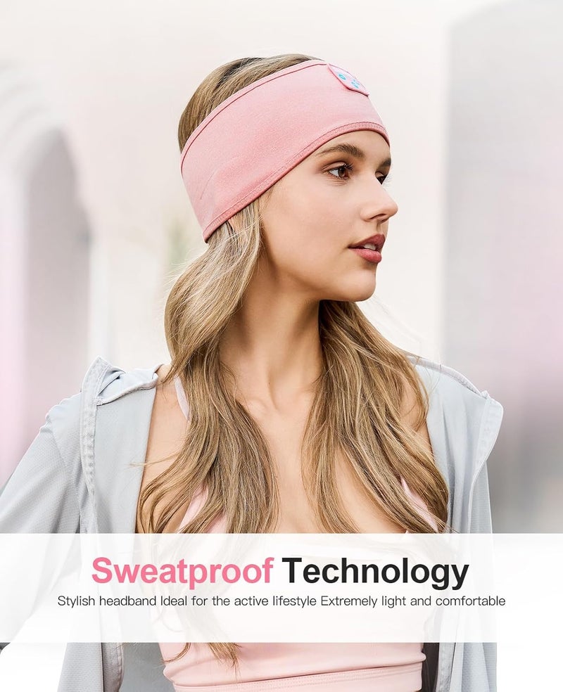 Perytong سماعات نوم Perytong عصابة رأس - سماعات نوم بلوتوث مع مكبرات صوت ستيريو مدمجة لمن ينامون على الجانب - سماعات أذن رياضية لاسلكية عصابة رأس - هدايا فريدة للرجال والنساء - Image 2