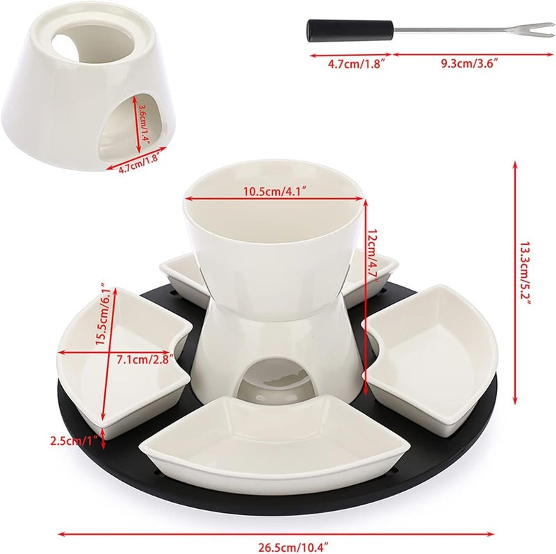 Excefore Chocolate Melting Pot, Chocolate Melting Heating Fondue Machine, Electric Chocolate Melter, Chocolate Machine for Chocolate Cheese, DIY Kitchen Tools - Image 3