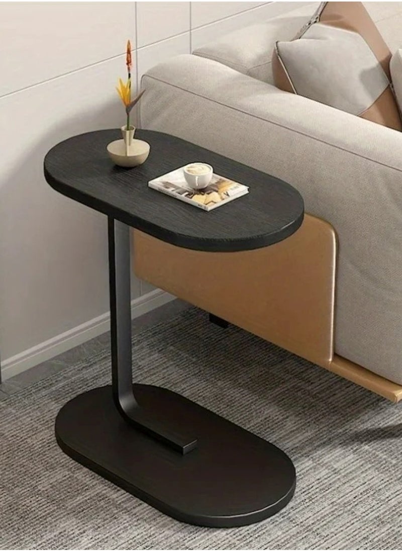 ALMUFARREJ - Nordic Style Simple Shaped Coffee Table And Sofa Side End Table For Home Living Room - Black - Image 1