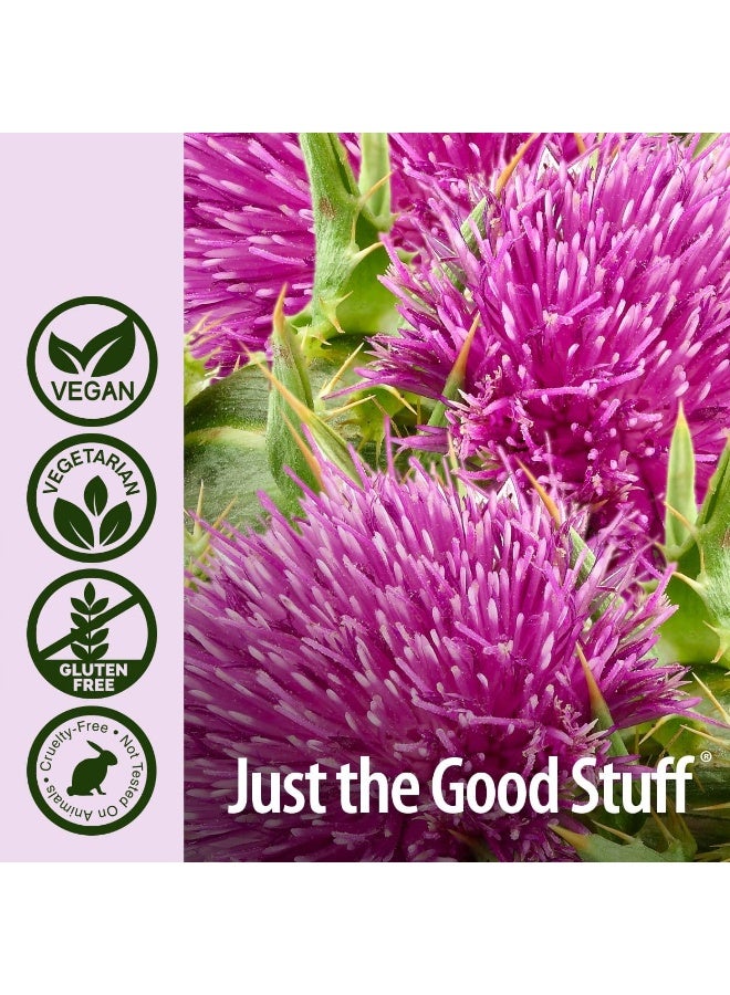 NATURE'S ANSWER Milk Thistle Seed Standardized Vegetarian Capsules 120's - Image 5