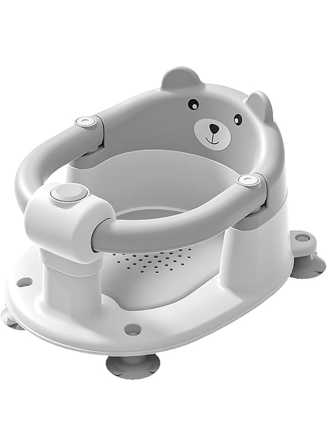 Tazweeq Baby Bath Seat For Toddler 6 Months And Up Bath Seat For Baby Infant Bath Seat With Suction Cups Non Slip Detachable Non Slip All Round Protection Newborn Bath Chair With Suction Cups - Image 1