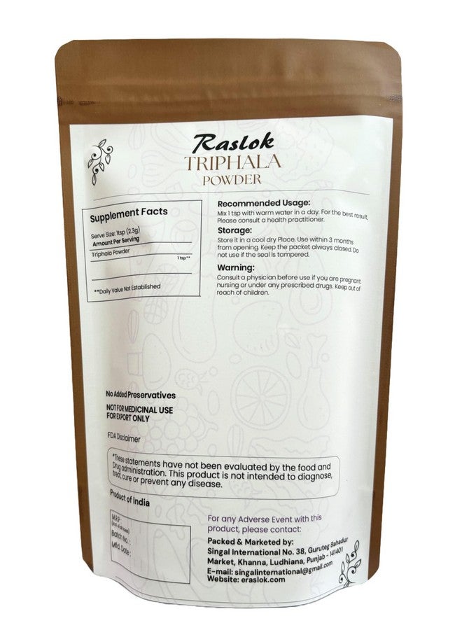 Raslok Triphala Powder (8.0, Ounces) - Image 2