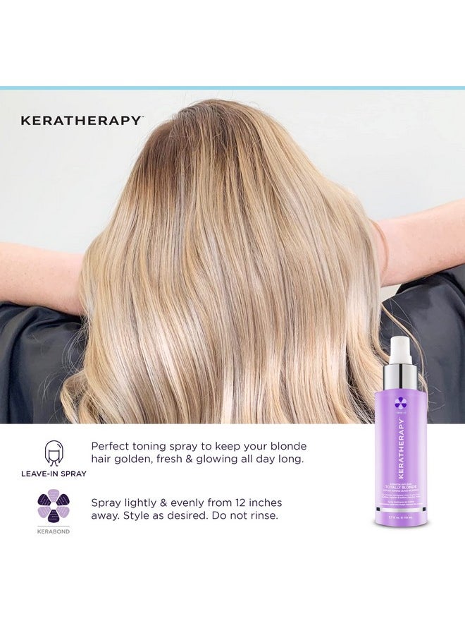 Keratin Infused Totally Blonde Violet Toning Conditioner 33.8 Fl. Oz. 1000 Ml Keratin Therapy Purple Conditioner For Blonde Hair Brassy Silver & Highlighted Sulfate & Paraben Free - pzsku/ZD934C121091ABC74062BZ/45/_/1696662771/b989c41c-4ad0-4589-b906-2d29eb31440b