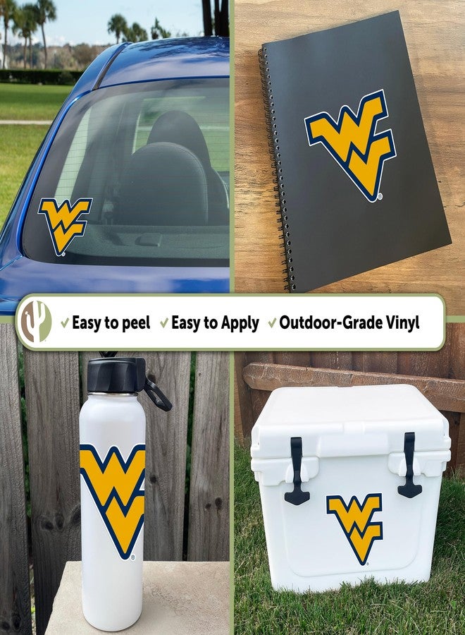 Desert Cactus West Virginia University Sticker Mountaineers WVU Hail Vinyl Decal Laptop Water Bottle Car Scrapbook (IND 3) - Image 2