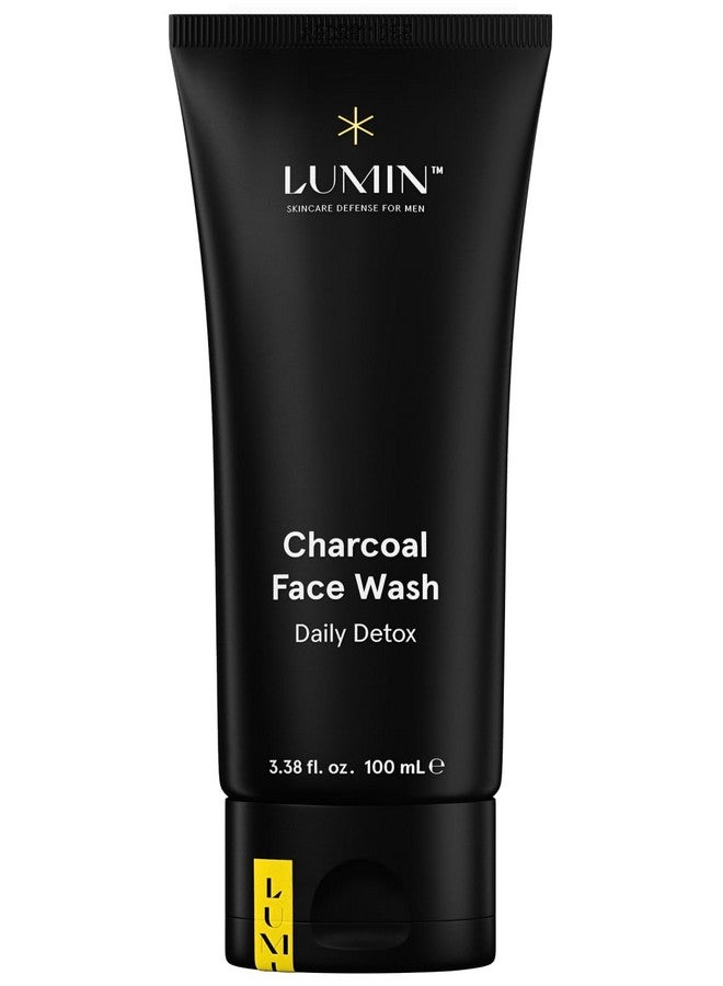 LUMIN Lumin Charcoal Face Wash for Men Skincare - Daily Detox, Hydrating Face Cleanser, Removes Impurities, Exfoliates, Unclogs Pores, Controls Oil, Soothes Irritation, All Skin Types, 1 Pack - Image 1