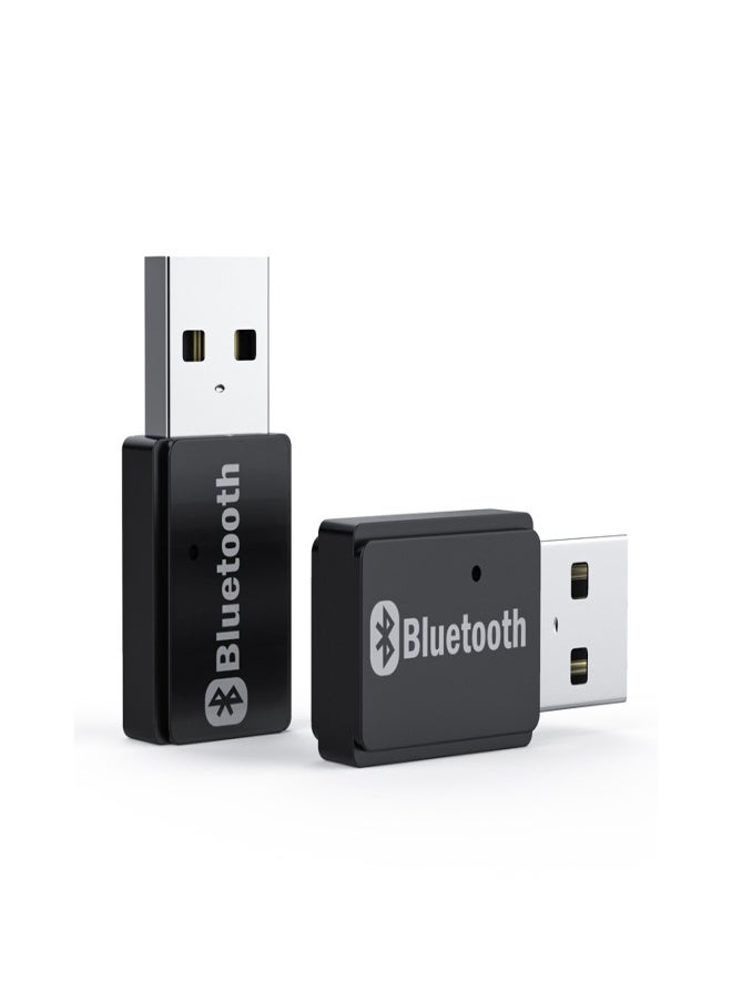 T7 USB Wireless Audio Transmitter BT 5.0 PC Music Transmitter Mini USB Receiver for Windows 7/8/10 XP 32/64 bit Linux Black - Image 2