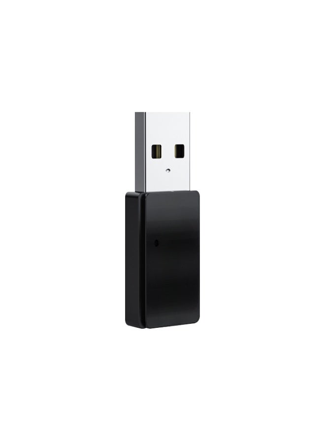 T7 USB Wireless Audio Transmitter BT 5.0 PC Music Transmitter Mini USB Receiver for Windows 7/8/10 XP 32/64 bit Linux Black - Image 1