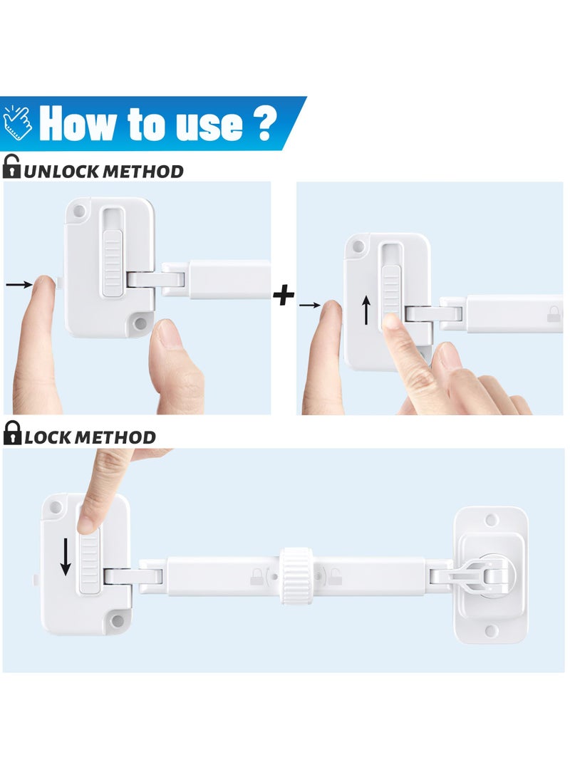 Adjustable Window Safety Restrictor for Children and Pets, Fits Aluminum, Wood, and Metal Frames - Image 5