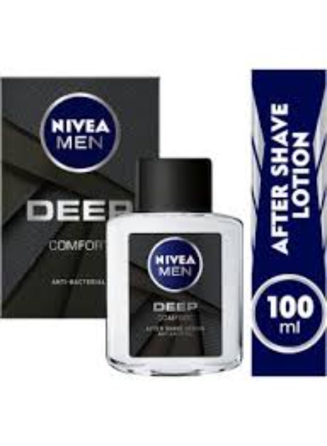 Nivea After Shave Balm Deep Comfort Lotion Black 100 ml
