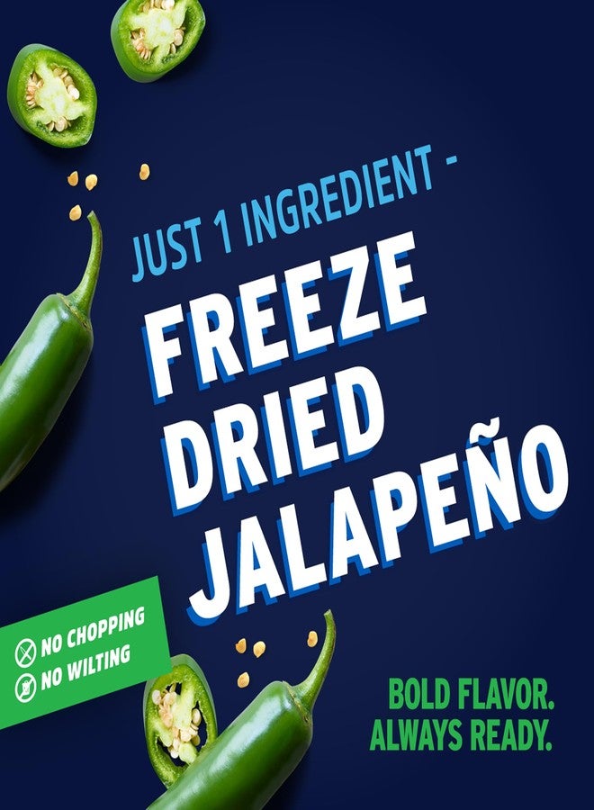 Litehouse Freeze Dried Jalapeno Peppers - Freeze Dried Pepper, Substitute for Fresh Jalapeno, Dried Pepper Flakes, Non-GMO, Gluten-Free - 0.39 Ounce - Image 2