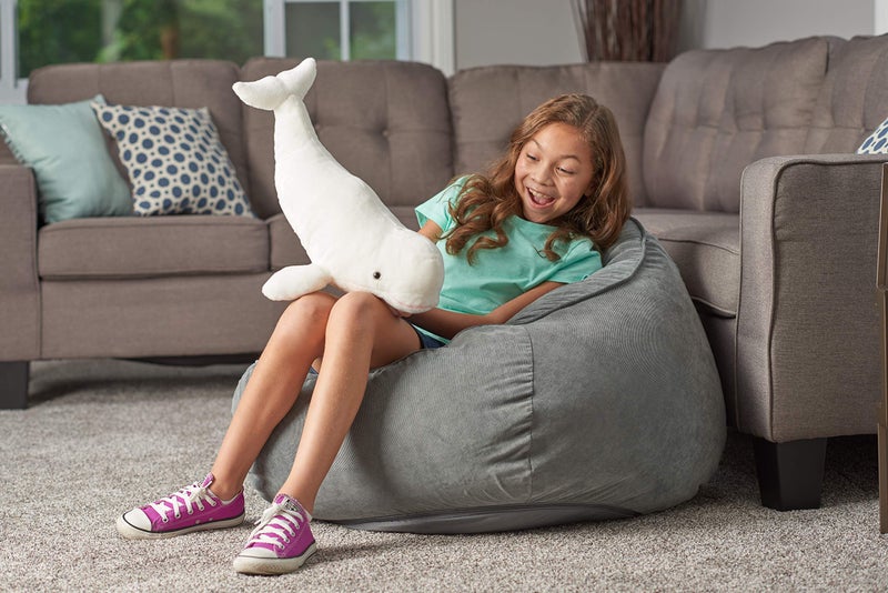 Wild Republic Beluga Whale Plush  Stuffed Animal  Plush Toy  Gifts for Kids  Cuddlekins  21 inches   White - Image 2