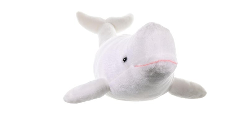 Wild Republic Beluga Whale Plush  Stuffed Animal  Plush Toy  Gifts for Kids  Cuddlekins  21 inches   White - Image 1