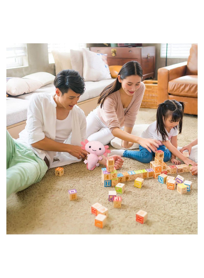 KASTWAVE Plush Toy, Kawaii Axolotl Shape Stuffed Plush Toy Soft Pink, Axolotl Stuffed Animal Plushie 7.9Inch, Cute Children's Gfts, Decorations, Dolls, Hugging Pillow Soft Lumbar Back Sofa Cushion (Pink) - Image 3