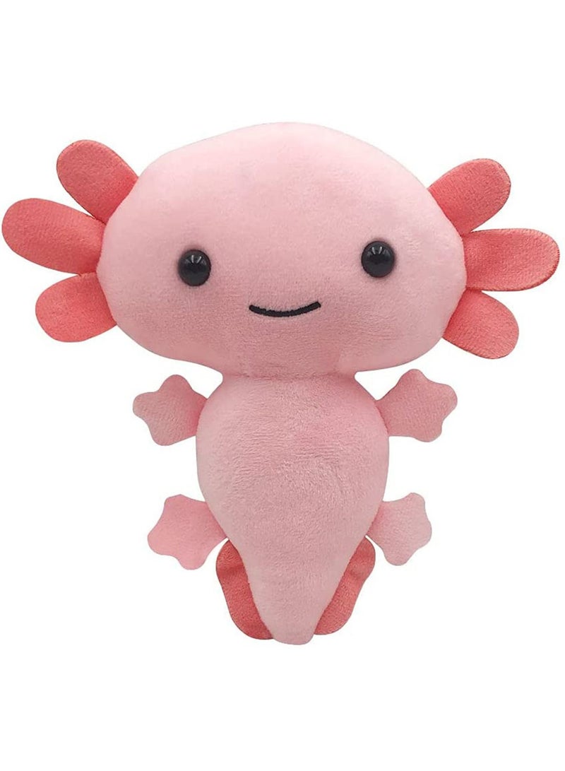 KASTWAVE Plush Toy, Kawaii Axolotl Shape Stuffed Plush Toy Soft Pink, Axolotl Stuffed Animal Plushie 7.9Inch, Cute Children's Gfts, Decorations, Dolls, Hugging Pillow Soft Lumbar Back Sofa Cushion (Pink) - Image 1