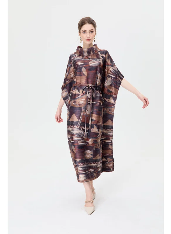 Tenda Printed dress with belt