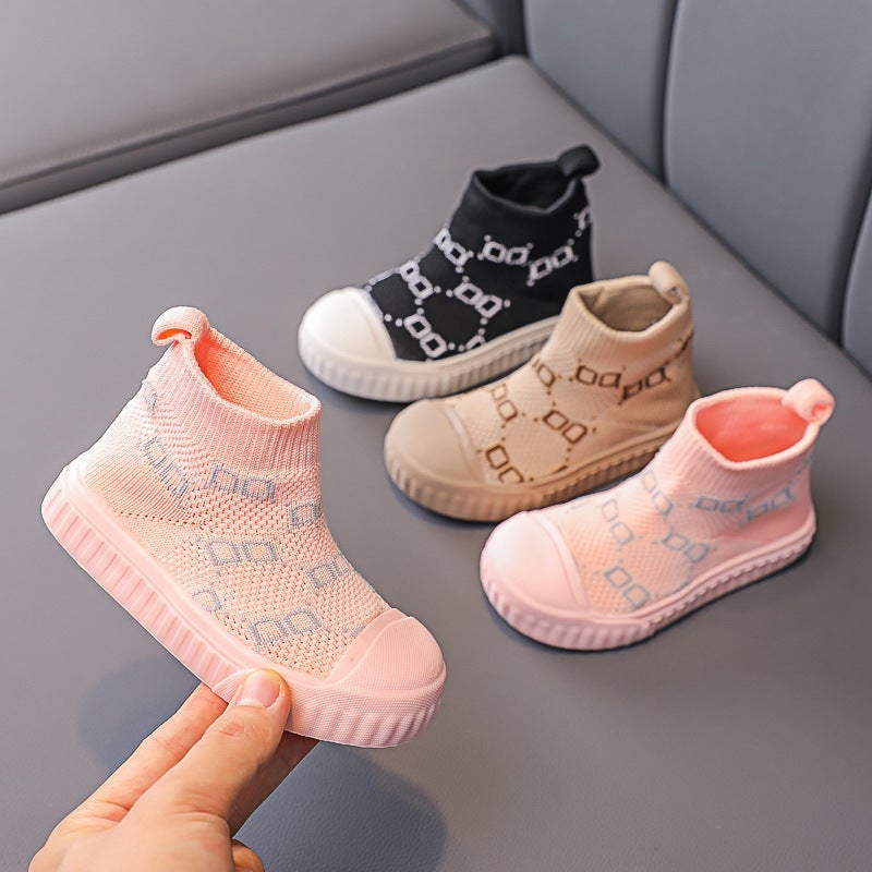 Mesh Sneakers Lightweight Flexible Sole Walking Shoes For Kids Indoor And Outdoor Activities - Image 2