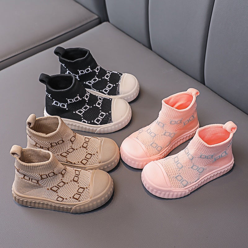 Mesh Sneakers Lightweight Flexible Sole Walking Shoes For Kids Indoor And Outdoor Activities - Image 3