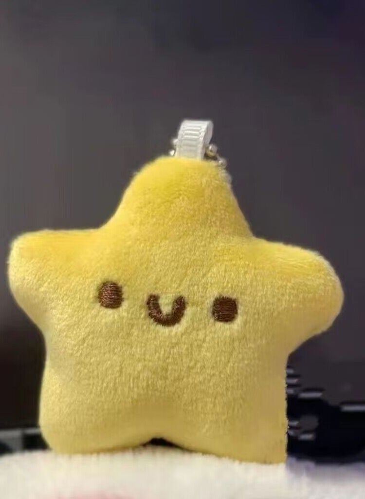 Squeezing Little Star Cute Plush Keychain Bag Pendant Small Star Doll Backpack Little Doll  - Image 1