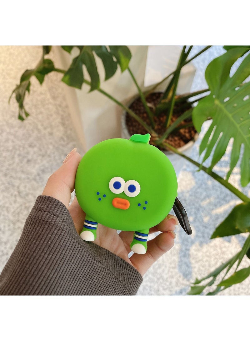 Case Compatible with Samsung Galaxy Buds 2 Case (2021) Galaxy Buds Pro Case (2021) Galaxy Buds Live Buds 2 Pro Cartoon Silicone Full Protective Cute Covers for Girls Women Green Tomatoes - Image 1