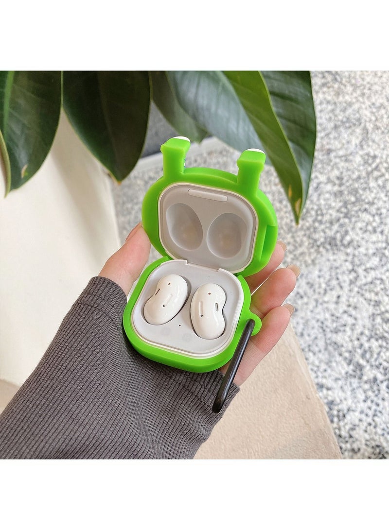 Case Compatible with Samsung Galaxy Buds 2 Case (2021) Galaxy Buds Pro Case (2021) Galaxy Buds Live Buds 2 Pro Cartoon Silicone Full Protective Cute Covers for Girls Women Green Tomatoes - Image 2