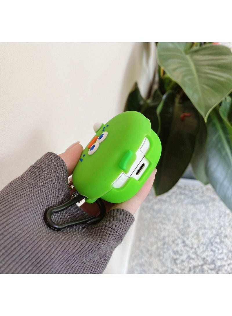 Case Compatible with Samsung Galaxy Buds 2 Case (2021) Galaxy Buds Pro Case (2021) Galaxy Buds Live Buds 2 Pro Cartoon Silicone Full Protective Cute Covers for Girls Women Green Tomatoes - Image 3