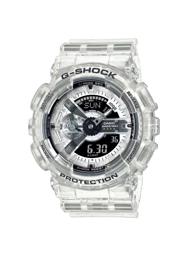 G-SHOCK Limited Edition Clear Remi Watch GA-114RX-7A, 55 mm Transparent Case, White Dial, Resin Strap, Analog-Digital, 200 M WR - Image 5