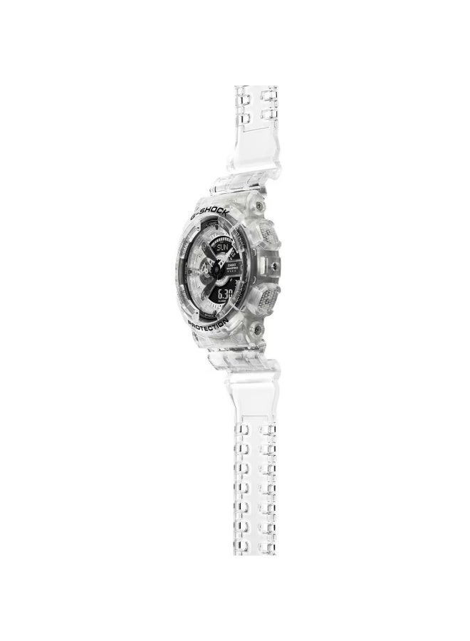 G-SHOCK Limited Edition Clear Remi Watch GA-114RX-7A, 55 mm Transparent Case, White Dial, Resin Strap, Analog-Digital, 200 M WR - Image 3