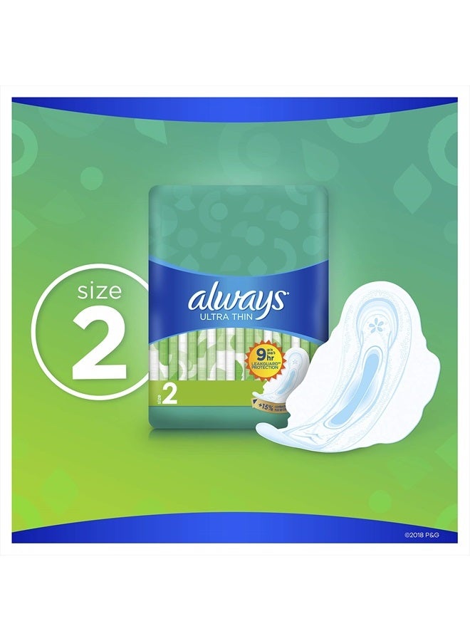 Always فوط رفيعة جداً طويلة/سوبر بأجنحة بدون رائحة، بيضاء، 16 قطعة - Image 5