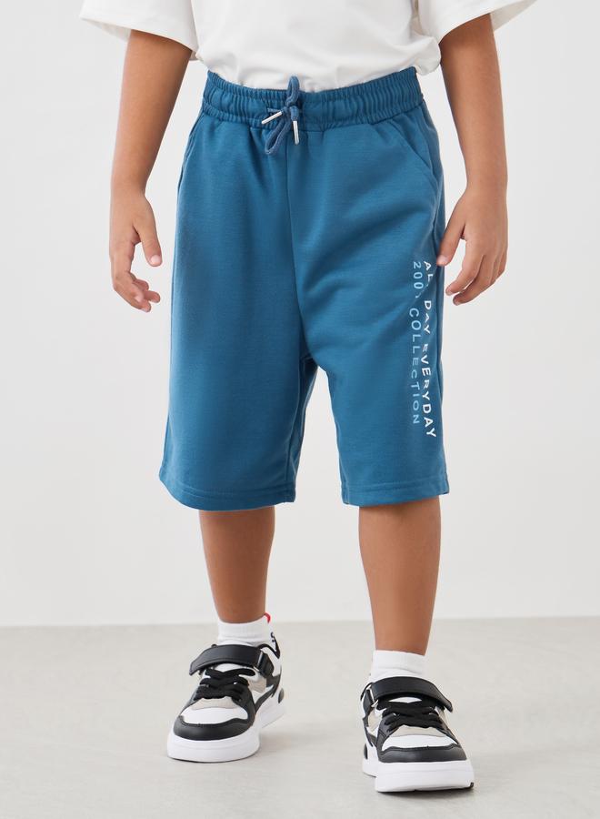 Styli Styli Boys Typography Print Oversized Tee and Shorts Set  - Image 5