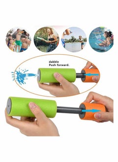 Generic Water Pistols, 6 Pcs Water Cannon Gun Blaster Shooter Pump, Water Gun Up to 7m Away Super Water Pistol Soaker Blaster Tank Double Power Up Outdoor Water Fighting Toy for Kids Adults  - Image 5