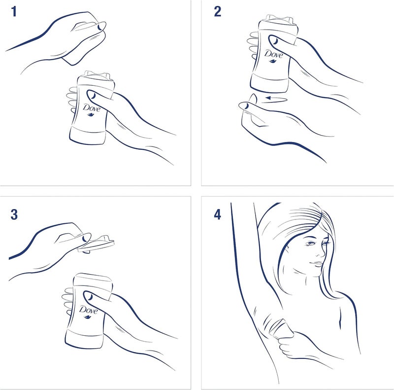 دوف مزيل عرق دوف للعناية المتقدمة، 74 غرام، عبوة من 6 قطع للنساء، إحياء | حماية طويلة الأمد من العرق والرائحة | ناعمة ومريحة تحت الإبطين - Image 3